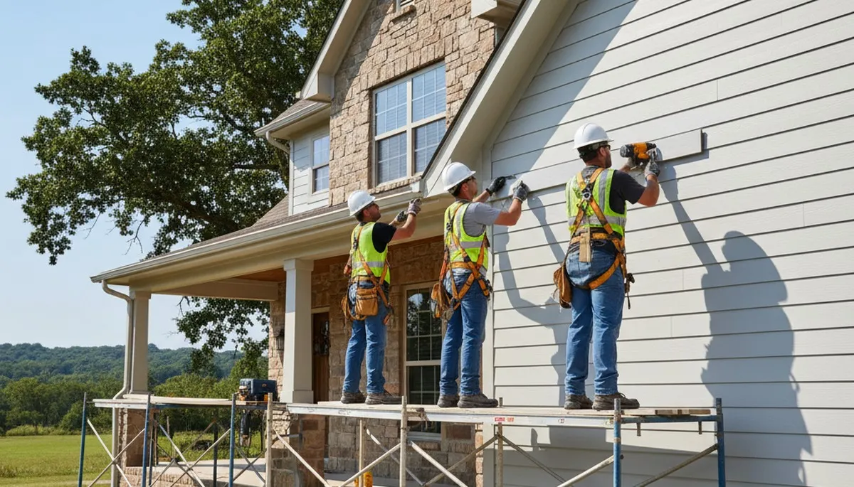 Tulsa, OK vinyl siding installation by a professional siding contractor