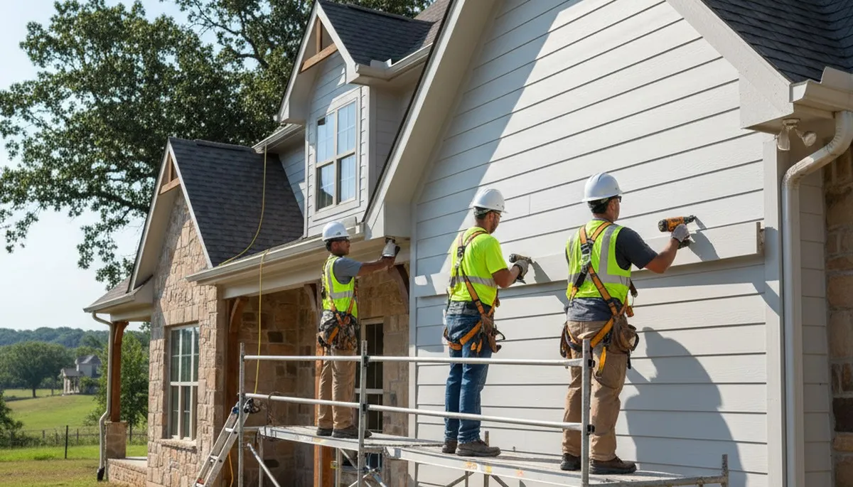 Tulsa, OK siding contractor offering vinyl siding installation and replacement services