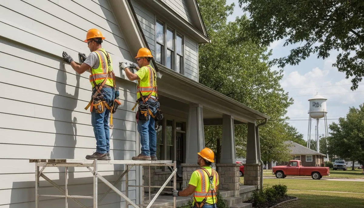 Tulsa, OK vinyl siding installation for a home exterior by a professional siding contractor